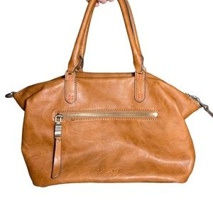 Splendid Brown Leather Handbag